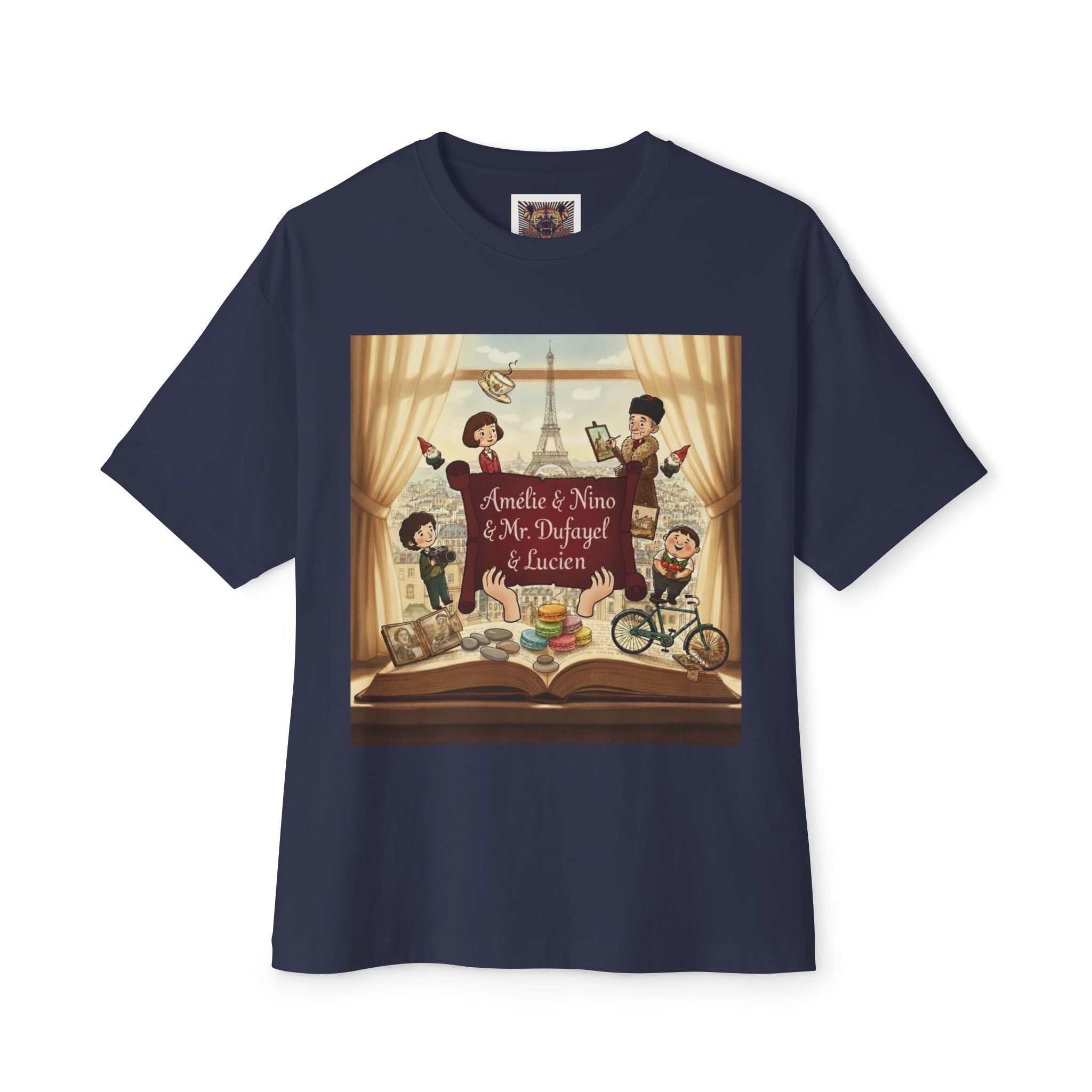 Whimsical Family Story Oversized Tee