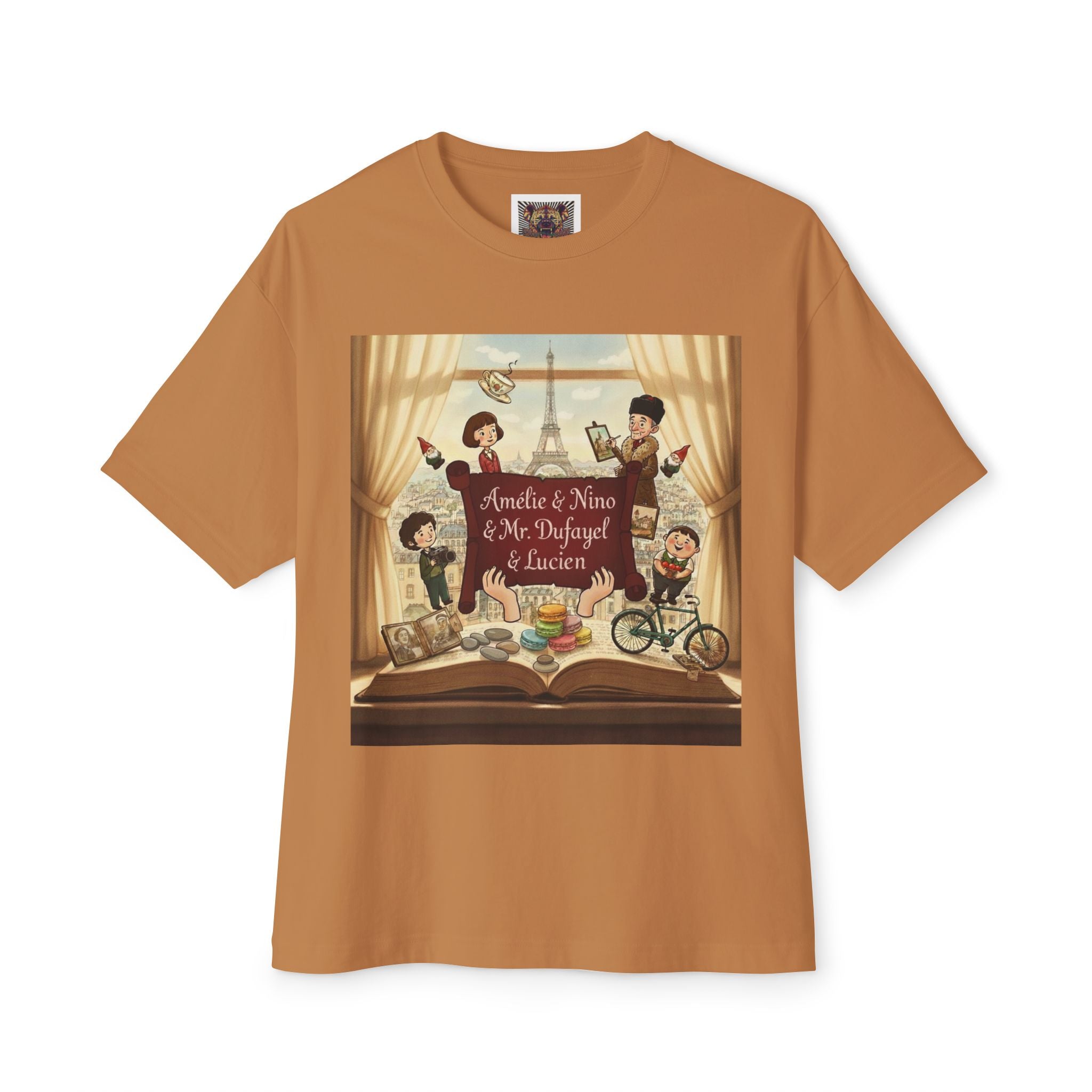 Whimsical Family Story Oversized Tee