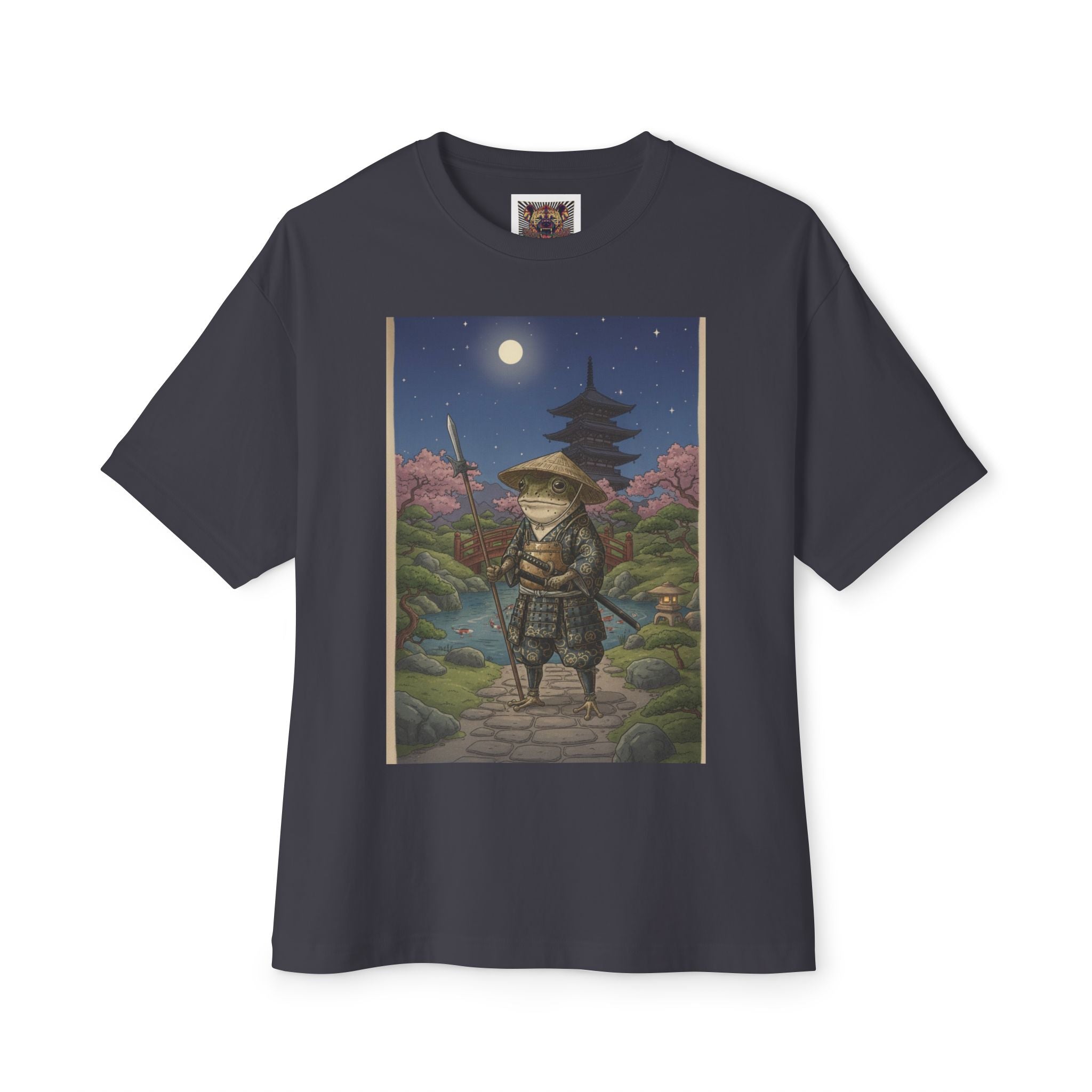 Relaxed Samurai Night Scene Tee