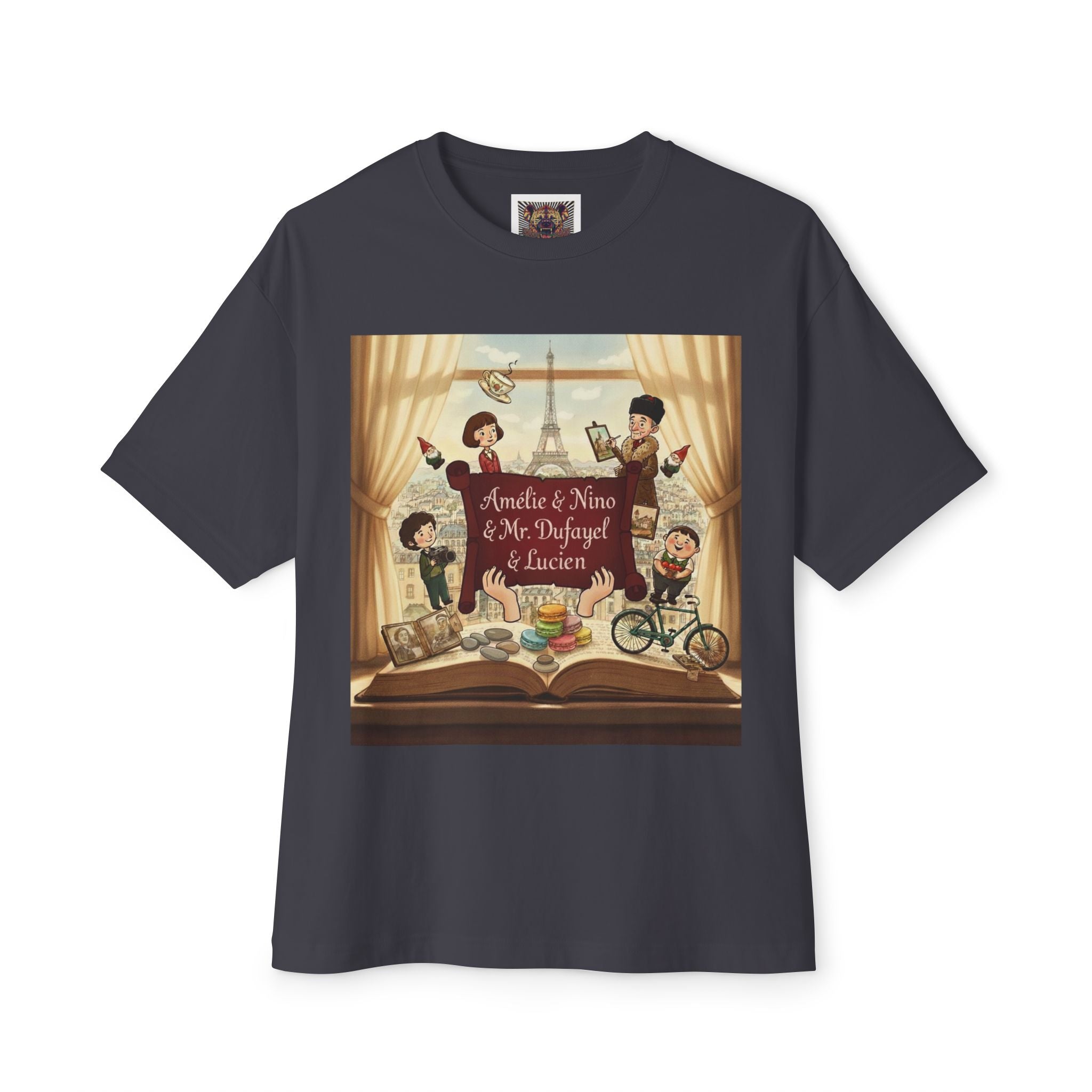 Whimsical Family Story Oversized Tee