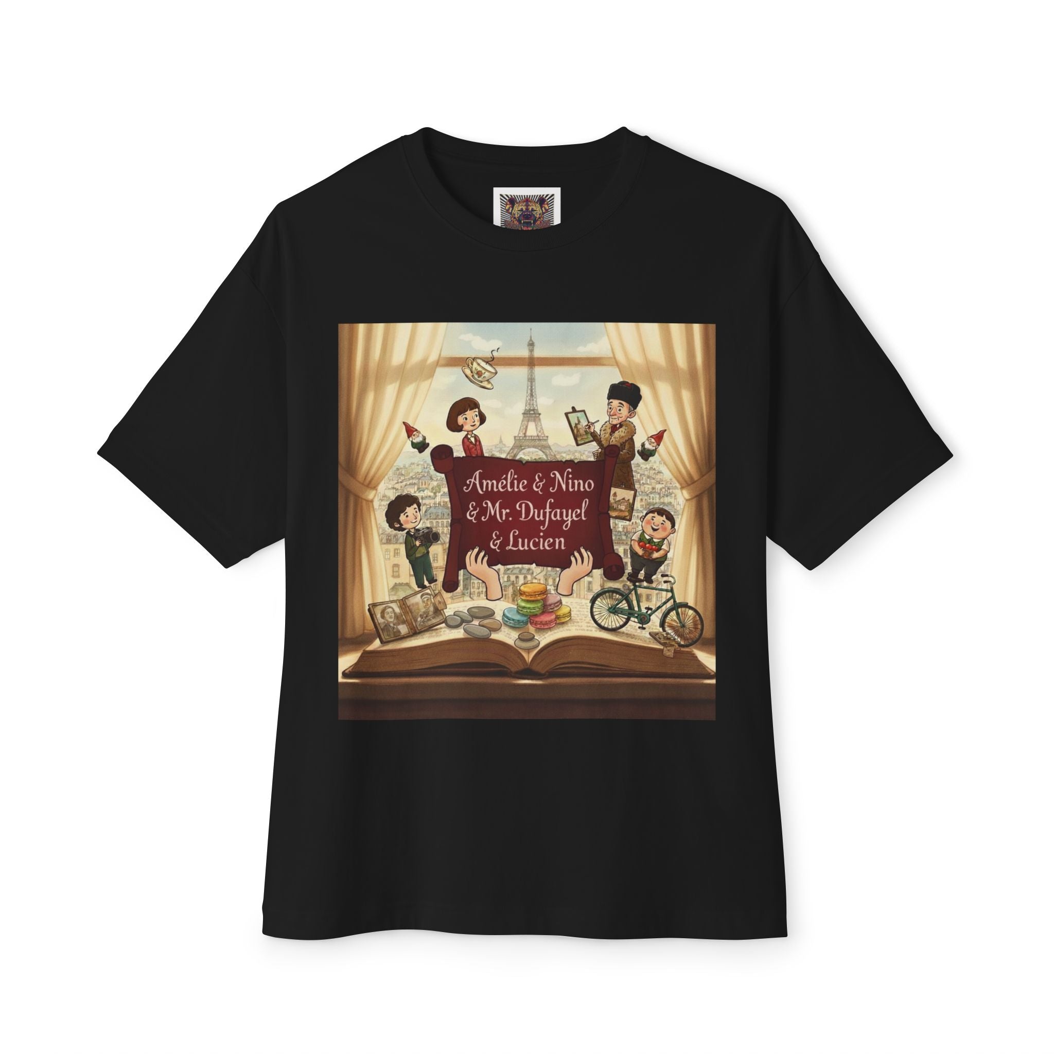 Whimsical Family Story Oversized Tee