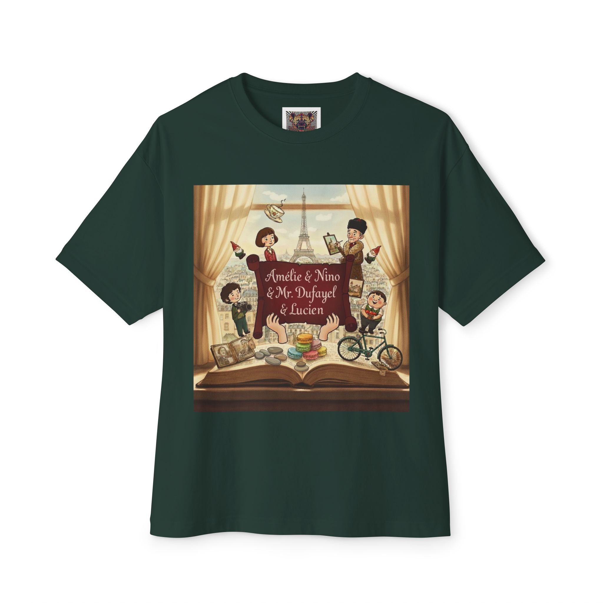 Whimsical Family Story Oversized Tee