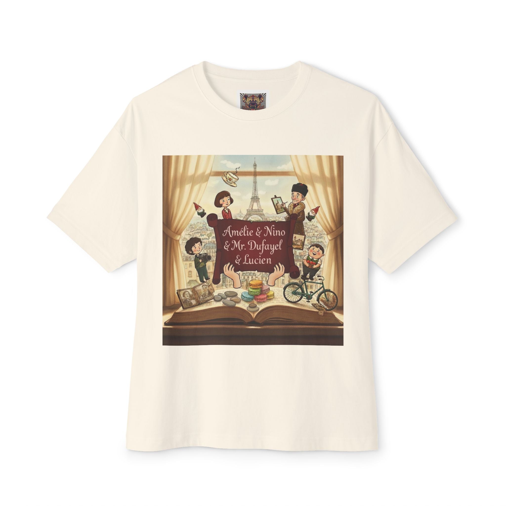 Whimsical Family Story Oversized Tee