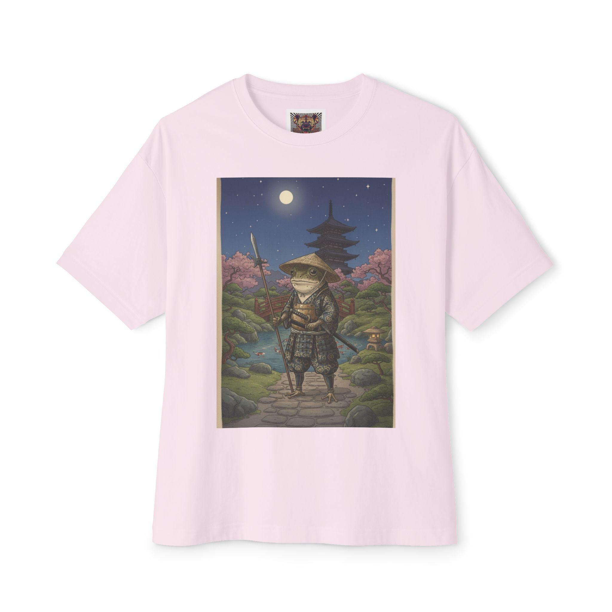 Relaxed Samurai Night Scene Tee