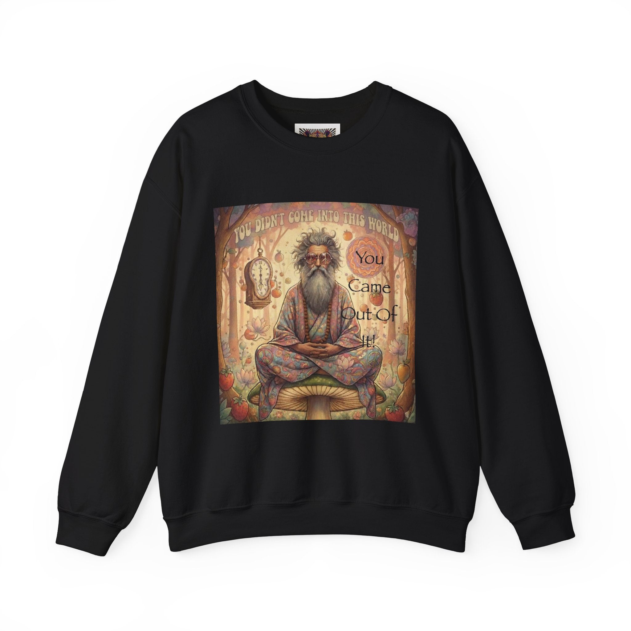 Meditative Spirit Crewneck Sweatshirt – Peaceful Vibe for Mindfulness Lovers
