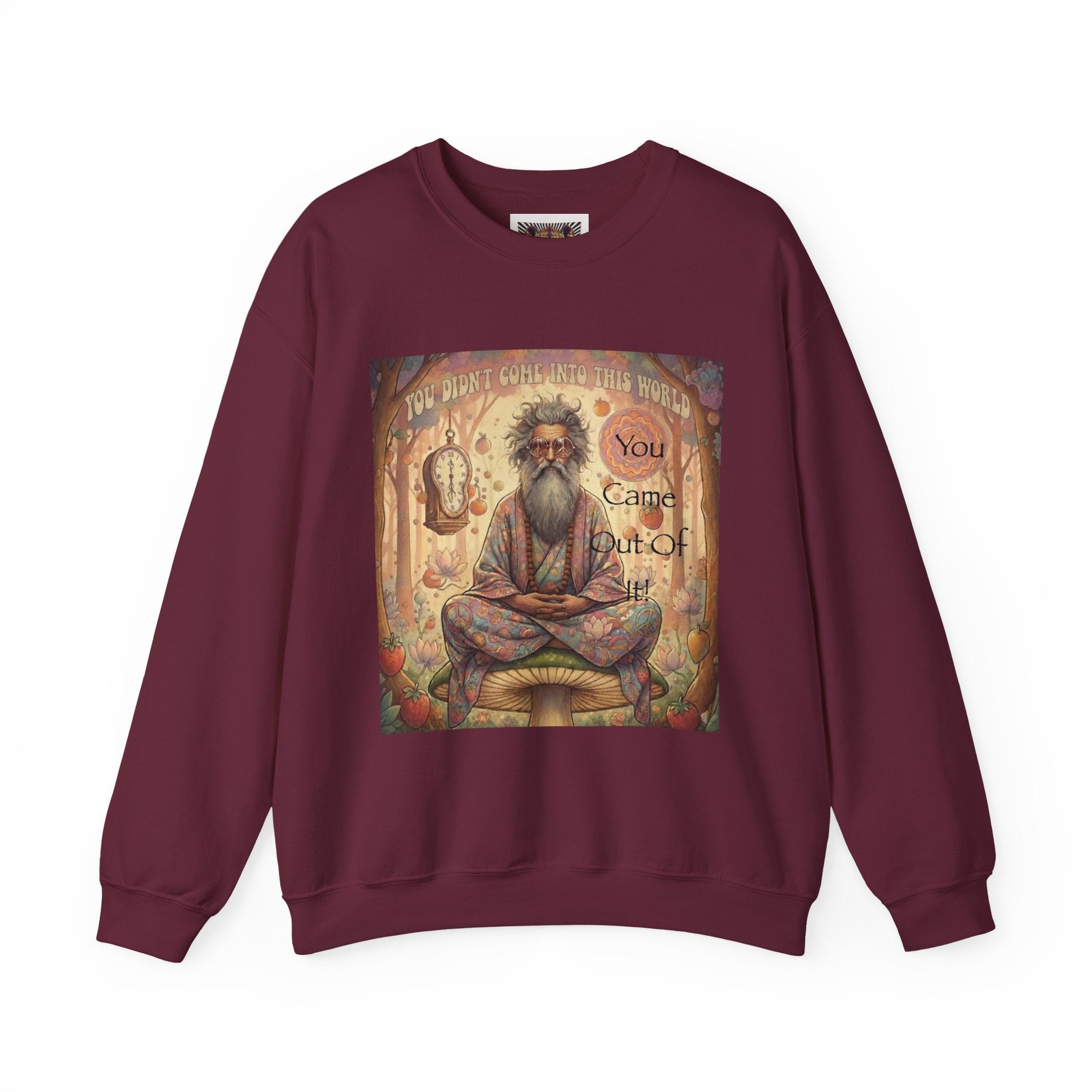 Meditative Spirit Crewneck Sweatshirt – Peaceful Vibe for Mindfulness Lovers