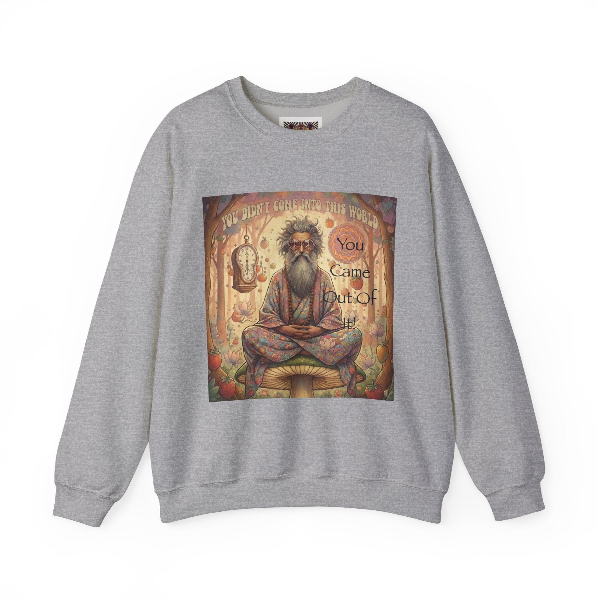 Meditative Spirit Crewneck Sweatshirt – Peaceful Vibe for Mindfulness Lovers