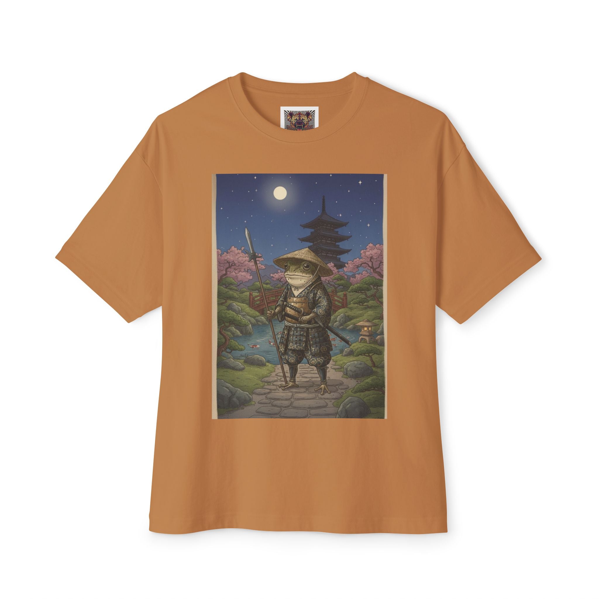 Relaxed Samurai Night Scene Tee