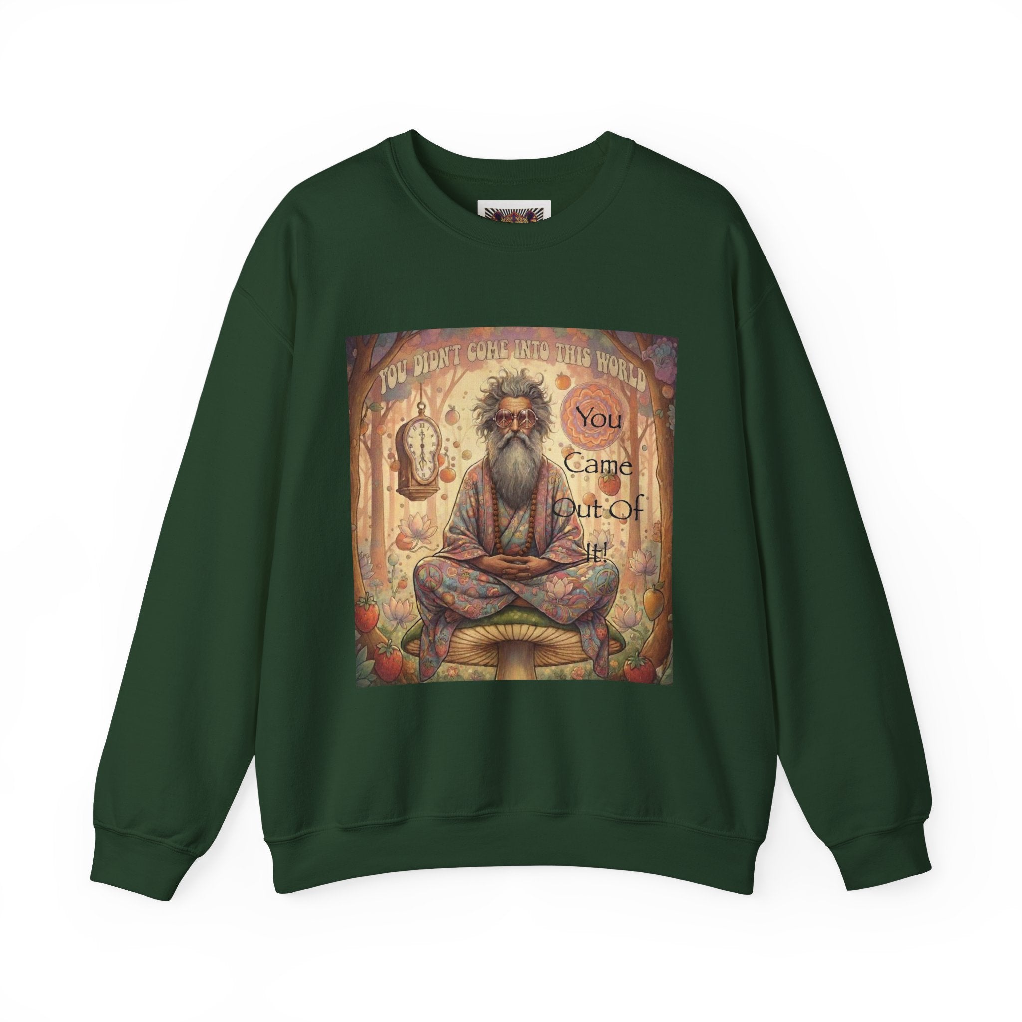 Meditative Spirit Crewneck Sweatshirt – Peaceful Vibe for Mindfulness Lovers