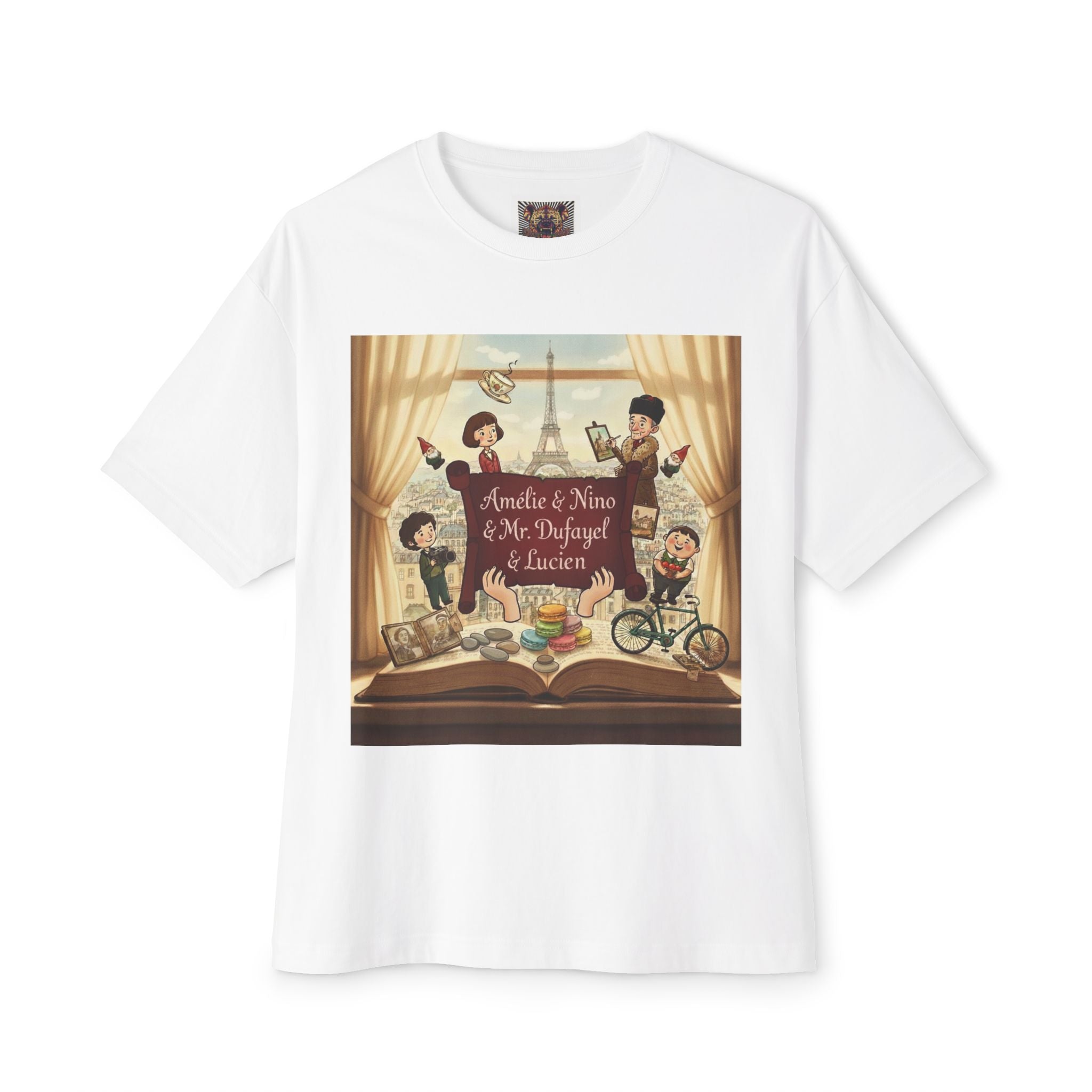 Whimsical Family Story Oversized Tee