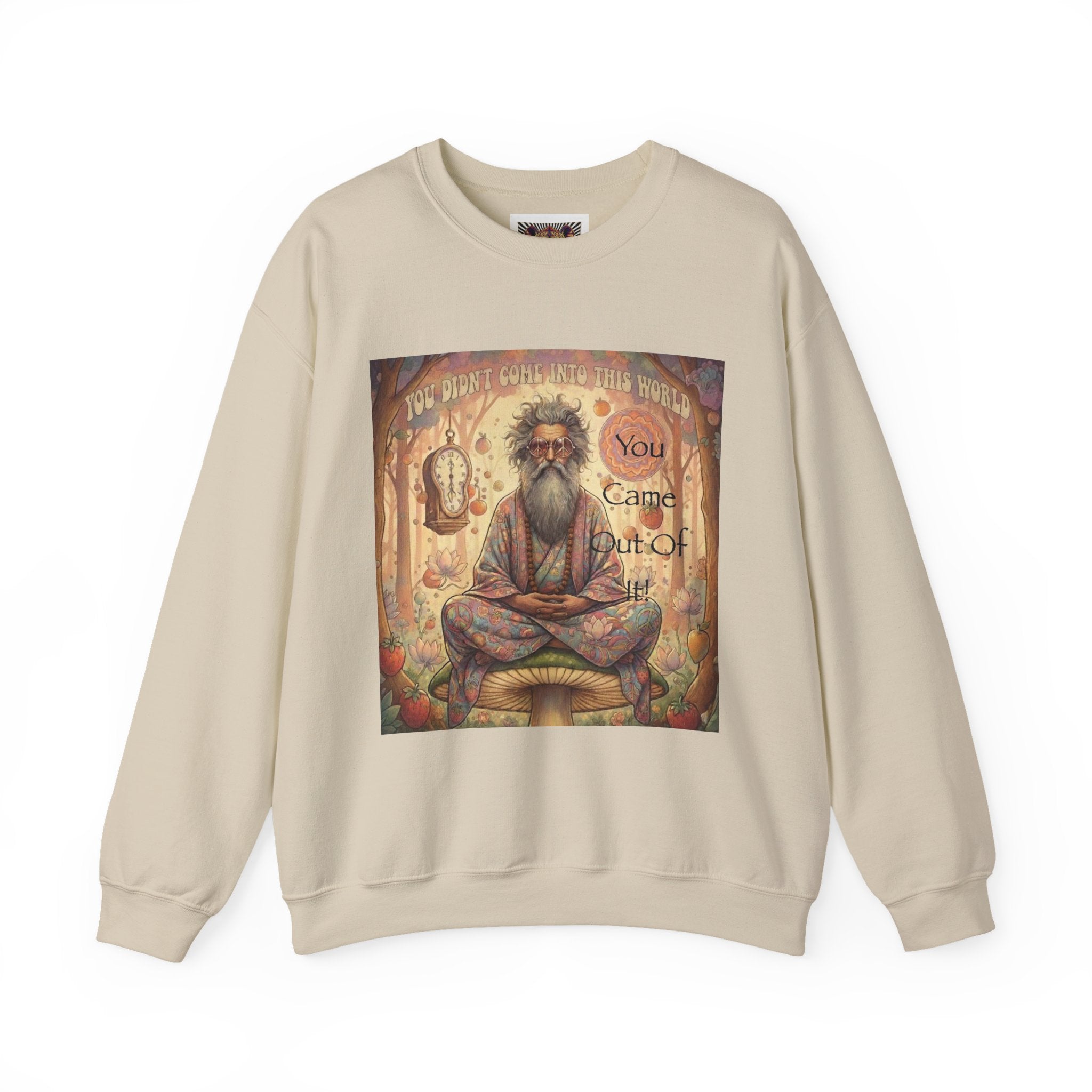 Meditative Spirit Crewneck Sweatshirt – Peaceful Vibe for Mindfulness Lovers