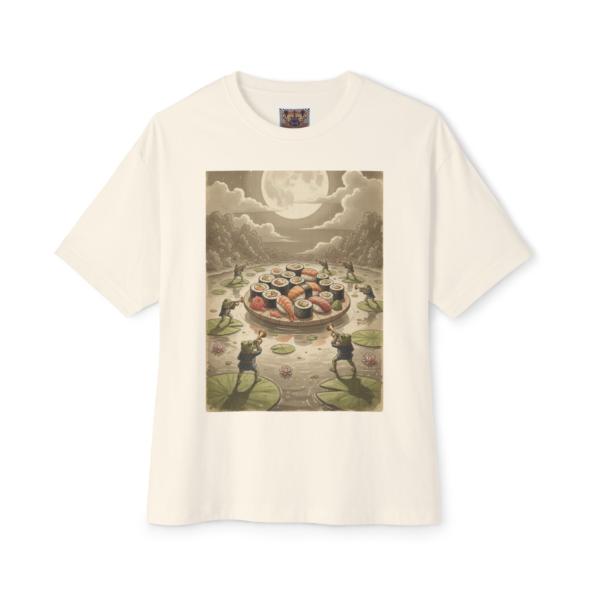 Moonlit Sushi Unisex Oversized Boxy Tee
