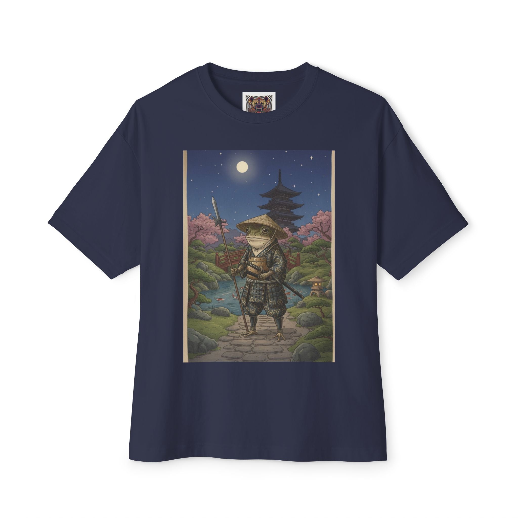 Relaxed Samurai Night Scene Tee