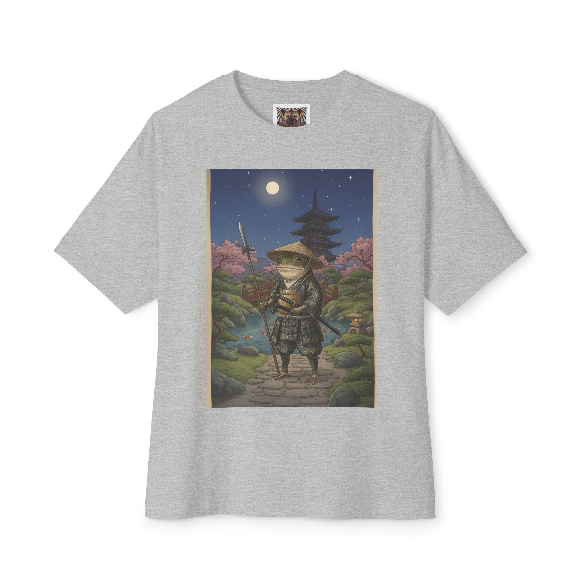 Relaxed Samurai Night Scene Tee